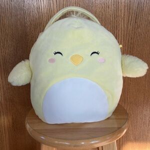 IVANNA PLUSH YELLOW CHICK SQUISHMALLOW EASTER BASKET